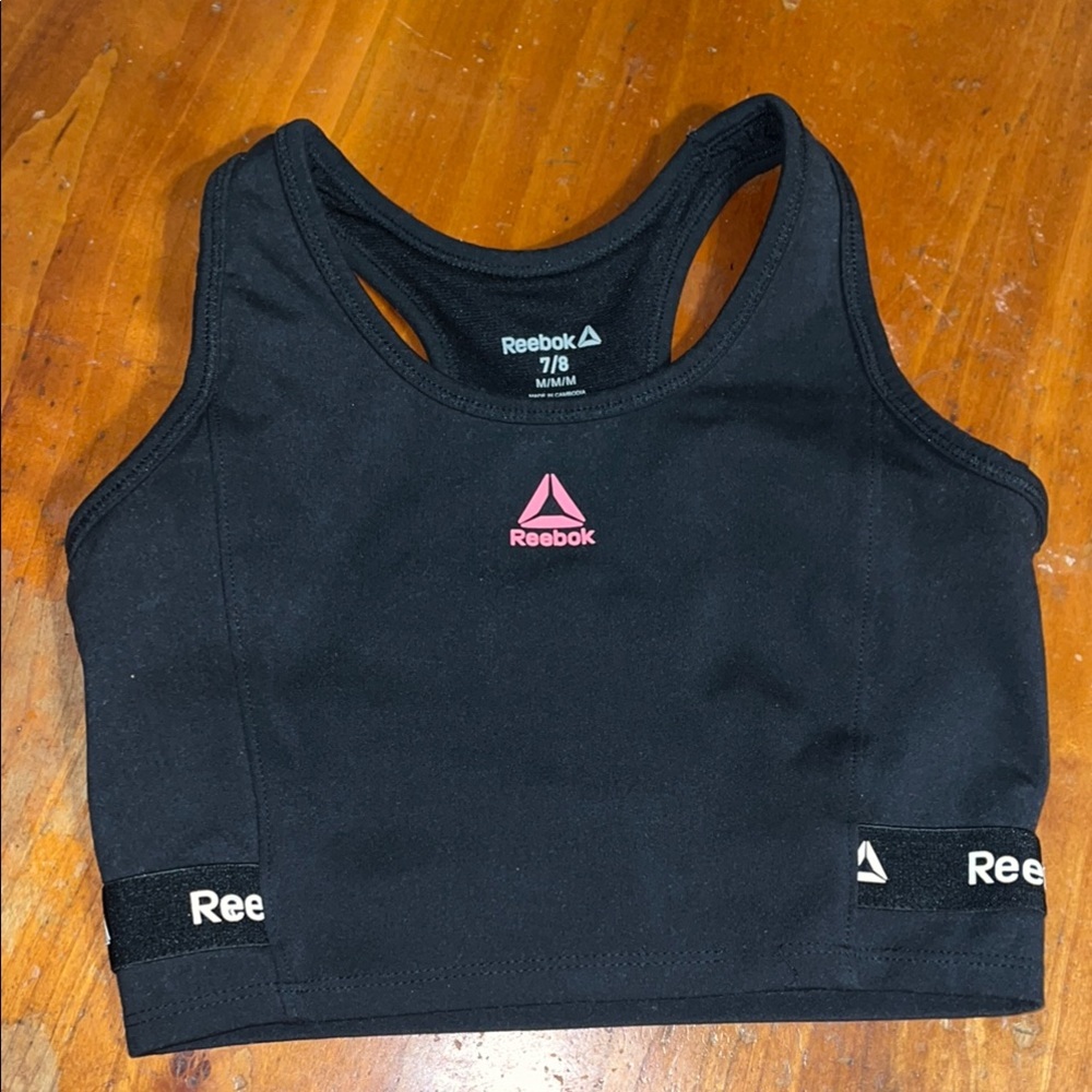 Reebok Racerback Crop Tank Top